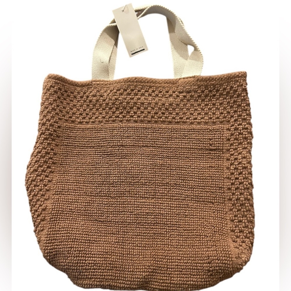 Raj Tote Bag Brown & Cream New With Tags Boho